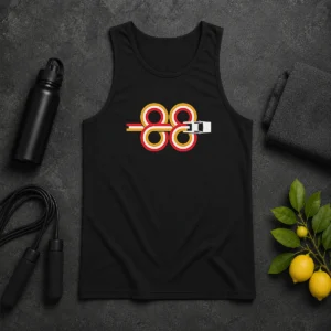 Original Top Back To The Future Time Machine 88 Tank Top