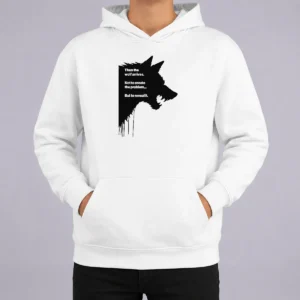 Funny Wolf Then The Wolf Arrives Not To Create The Problem But To Reveal It Hoodie
