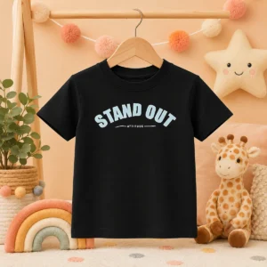 Top Pretty Stand Out Attitude Kids T-Shirt