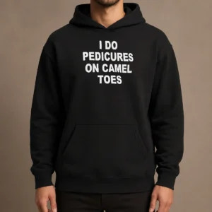Nice I Do Pedicures On Camel Toes Humor Slogan Hoodie