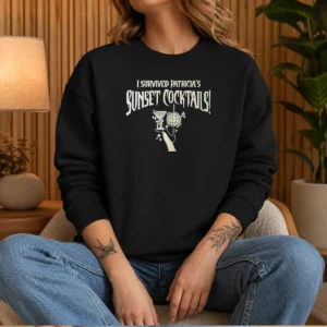 Nice I Survived Patricias Sunset Cocktails Sweater