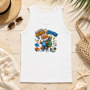 Nice Hot Back To School Fashion Fox Tank Top