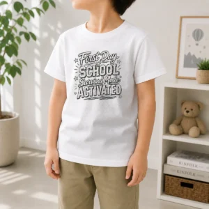 Funny First Day Teacher Humor Sketch Kids T-Shirt