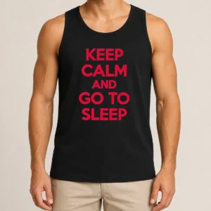 Official Keep Calm And Go To Sleep Tank Top