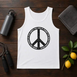 Awesome When The Power Love Beats The Love Of Power Tank Top