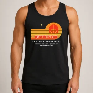 Premium Quark'S Bar Gaming & Holosuites Deep Space Nine Retro Tank Top
