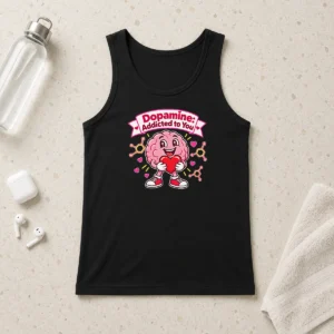 Hot Premium Cute Dopamine Addicted To You Love Tank Top