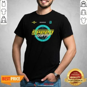 Pretty Speed Gang Speed Jewely Globe Logo shirt optimized for comfortable fit and vibrant print on soft fabric