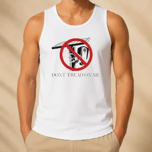 Official Surveillance Camera Solar Power Gadsden Flag DONT TREAD ON ME Libertarian Tank Top