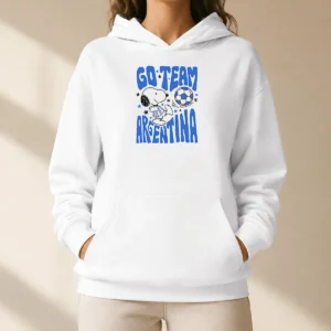 Hot Snoopy Go Team Argentina World Cup 2026 Hoodie