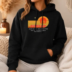 Good Quark'S Bar Gaming & Holosuites Deep Space Nine Retro Hoodie