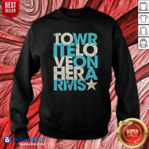 Premium Tower Of Love Hero Rivers Distressed Sweatshirt