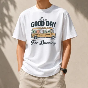 Hot Premium It'S A Good Day For Learning School Bus Animals