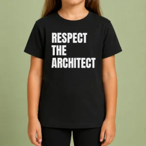 Funny Awesome Respect The Architect Kids T-Shirt