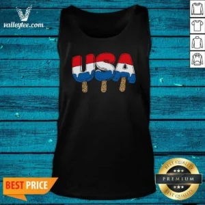 Awesome USA Popsicle Summer Celebrations Beach Party Tank Top