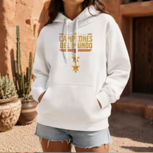 Funny Spain World Champions 2026 2 Stars Hoodie