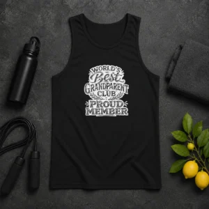 Premium Official Grandparents Day Proud Member Sketch Tank Top