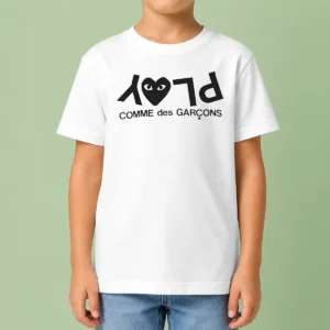 Hot Comme Des GarçOns Play Logo Fashion Kids T-Shirt