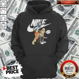 Hot Nike Bugs Bunny Spanking Lola Hoodie hoodie optimized image showing front view with vibrant graphic print
