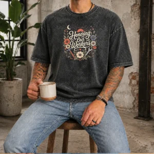 Original Labour Day Workers Celebration Boho Line Art Shirt - Image 8