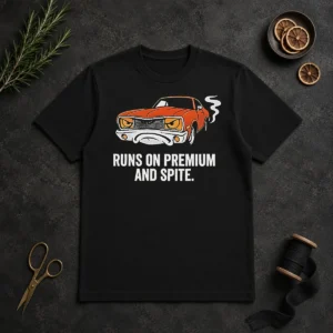 Official Runs On Premium And Spite Muscle Car