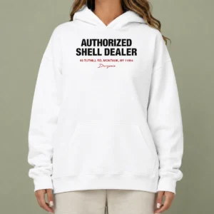 Hot Duryea'S Authorized Shell Dealer Sign 66 Tuthill Road Montauk New York Hoodie