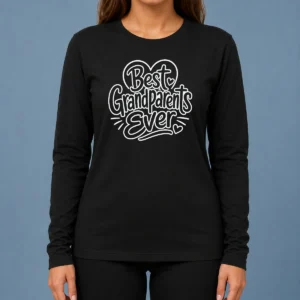 Original Best Grandparents Ever Line Art Long Sleeve Shirt
