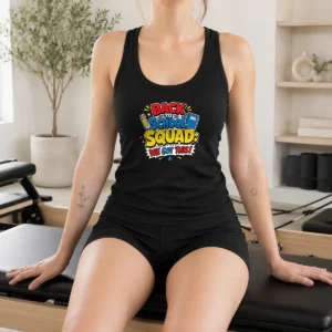 Nice Back To School Squad Cartoon For Students Tank Top