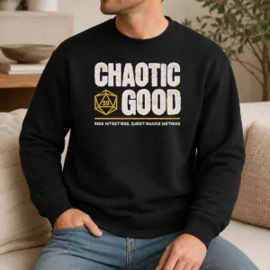 Awesome Chaotic Good Good Intentions Questionable Methods Sweater