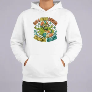 Premium Brain Gobbler Summer Splash Retro Distressed Hoodie