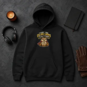 Pretty Grandparents Day Gratitude Owl Mascot Hoodie