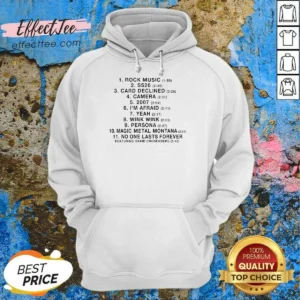 Pretty Charli Rock Music SS26 Tracklist Hoodie