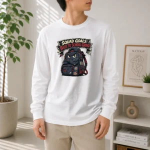 Good Back To School Squad Goals Streetwear Long Sleeve Shirt