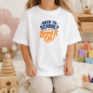 Official Back To School Motivational Vector Students And Teacher Kids T-Shirt