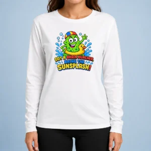 Good Awesome Brain Muncher Sunsplash Pixel Long Sleeve Shirt