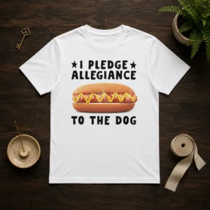Pretty I Pledge Allegiance To The Dog Hot Dog Sandwich