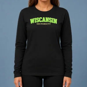 Awesome Wiscansin University College Funny Parody Long Sleeve Shirt