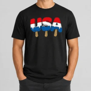 Pretty Top USA Popsicle Summer Celebrations Beach Party