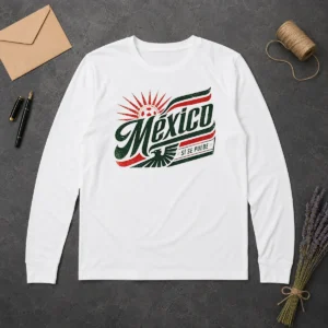 Original Mexico Soccer S Se Puede Vintage Long Sleeve Shirt