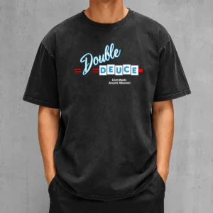 Awesome Hot Double Deuce Washed T-Shirt