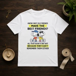 Hot Snoopy Joe Cool Peanuts Know Why Old Friends Make The Best Friends