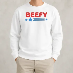 Nice Awesome The Bear Beefy Stars Sweater