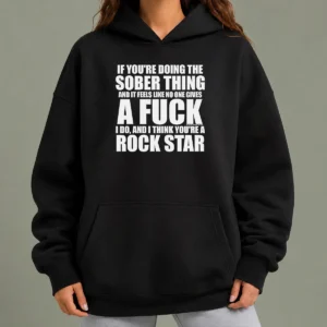 Nice Official If You'Re Doing The Sober Thing And It Feels Like No One Gives A F Keep The Plug In The Jug I Do Hoodie