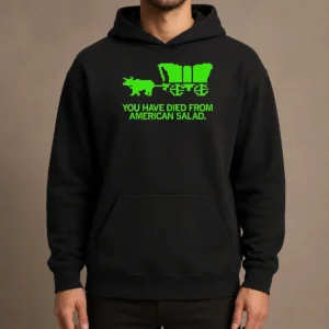 Nice Top You Have Died From American Slad Pixel Hoodie