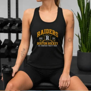 Funny Vintage Boston Raiders Hockey Fan Team Spirit Tank Top