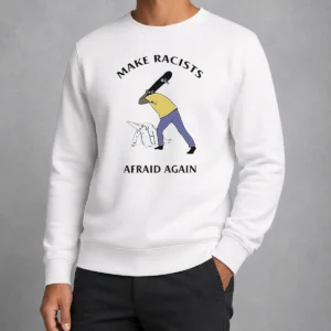 Funny Make Racists Afraid Again Anti Racism Sweater