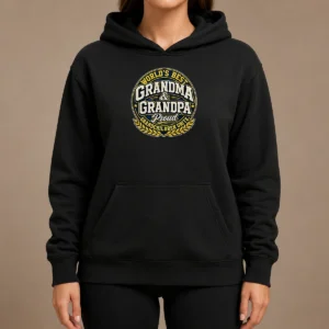 Awesome Official Grandparents Day Proud Grandchildren Mascot Badge Hoodie