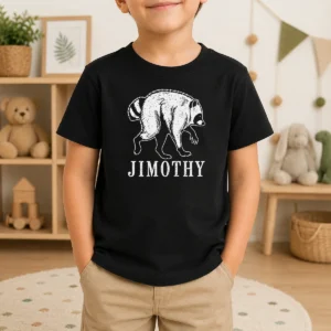 Awesome Jimothy Viral Raccoon Meme Kids T-Shirt