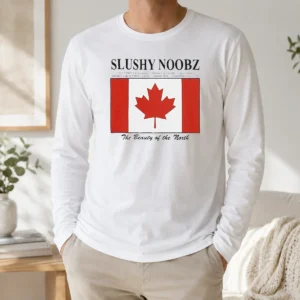 Premium Slushynoobz Canada Facts Creator Fan The Beauty Of The North Long Sleeve Shirt