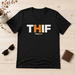 Original Nice Hineycoin THIF V-Neck Shirt